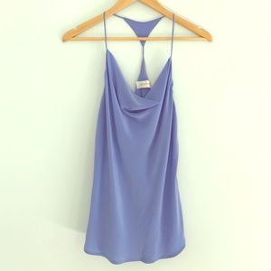 Zimmermann blue silk tank top. Size 0