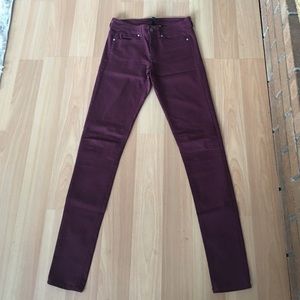 MAROON SKINNY JEANS
