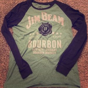 NWOT Jim Beam long sleeve tee