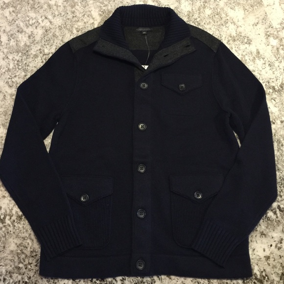 Banana Republic Other - BR Extra Fine Merino Felt Trim Cardigan Jacket