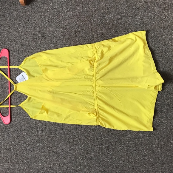 Yellow fabletics romper