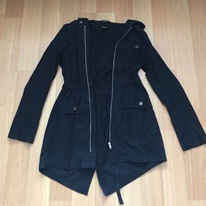LIGHT TRENCH COAT NAVY BLUE