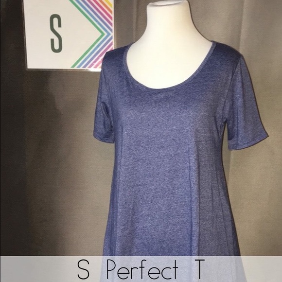 Washed once LuLaRoe Perfect T size S royal blue