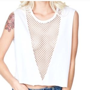 Emma and Sam mesh top
