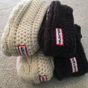 2 pairs original Hunter Welly Cable Knit nbw