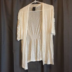 Cream/white cardigan