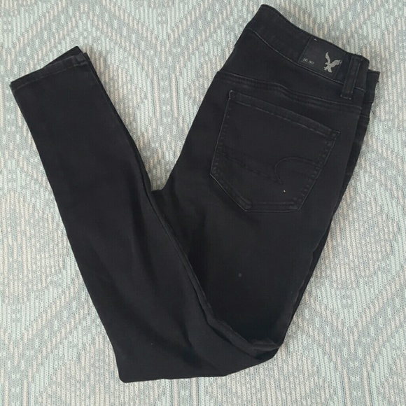 AE sateen jeggings