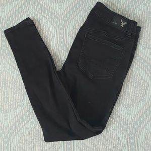 AE sateen jeggings