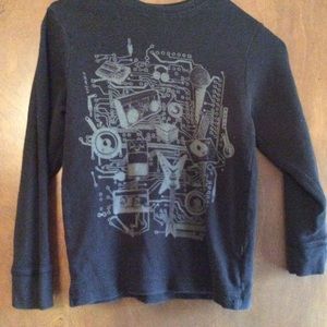2 /$8 Boys thermal shirt. All things musical.