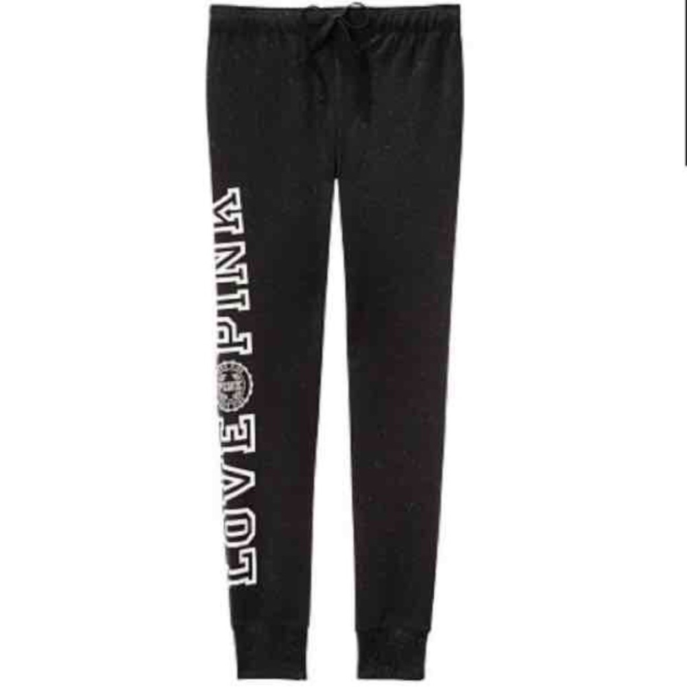 Black and white Victoria's Secret sweatpants
