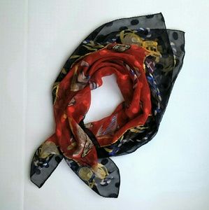 Vintage Nautical Scarf - Liz Claiborne