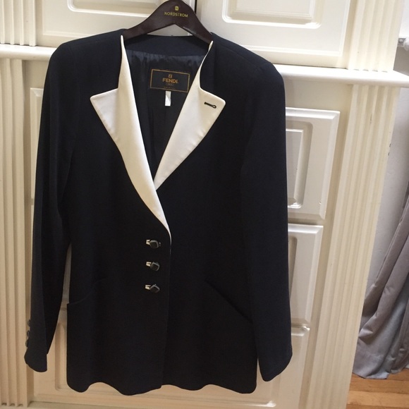 Black & White Fendi Blazer