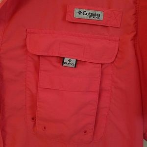 WOMENS COLUMBIA PFG BAHAMA SHORT SLEEVE SHIRT