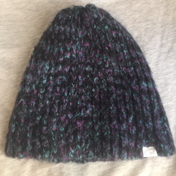 coal multicolor beanie
