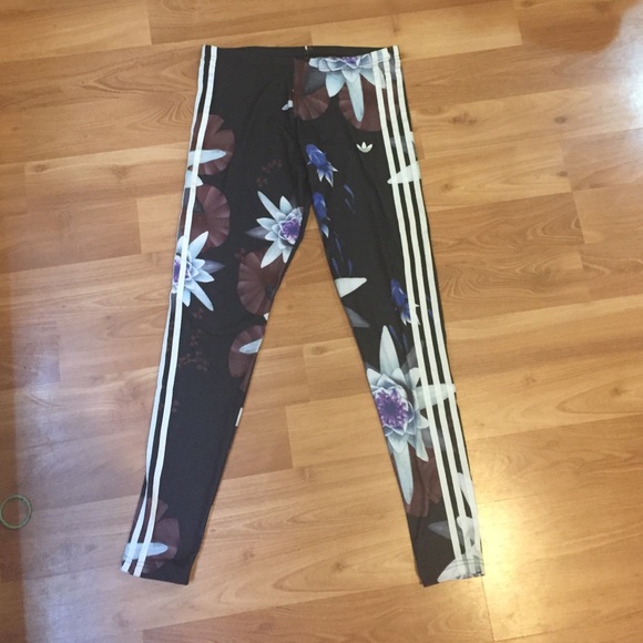 Adidas floral leggings