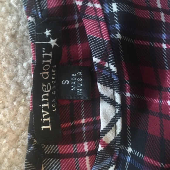 Plaid crop top - Picture 2 of 2