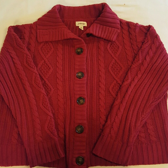 ST. JOHNS BAY CARDIGAN SWEATER