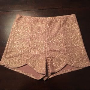 ⭐️REDUCED⭐️Gold High Waisted Shorts