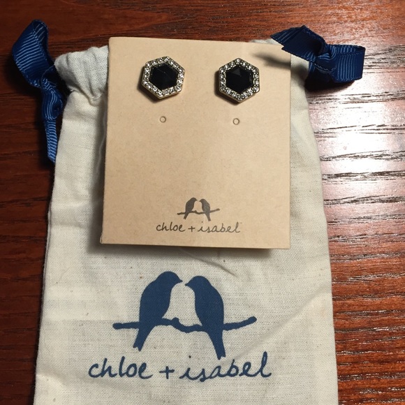 Chloe & Isabel Atlas Hexagon Stud Earrings