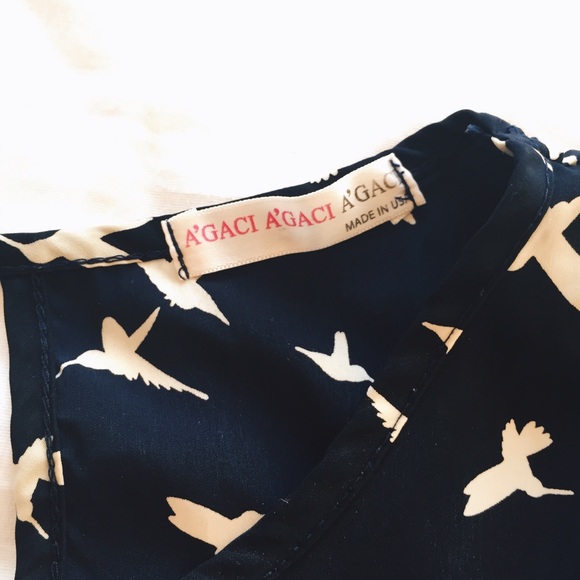 A'GACI NAVY BIRD DRESS ☁️ - Picture 2 of 3