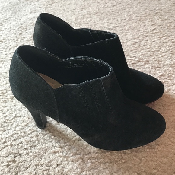 UO Black Suede Booties