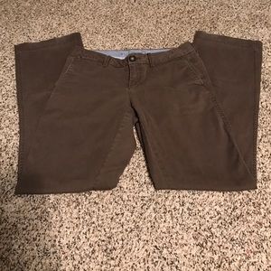 Banana Republic dark brown khakis