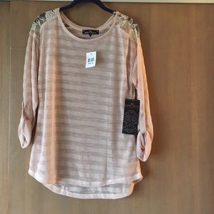 Pretty soft (sheer) rose color top