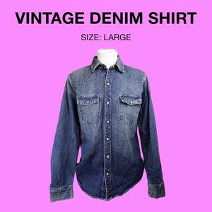Vintage denim shirt