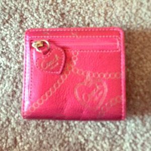 Hot pink coach wallet