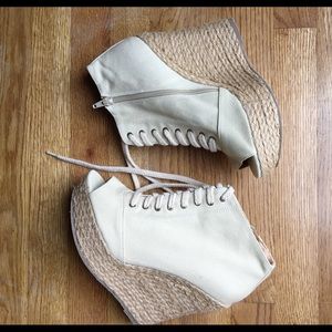 Aldo Peep Toe Wedge Sandals