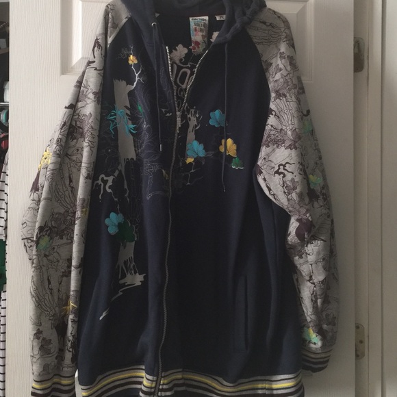 Men's zip front hoodie jacket