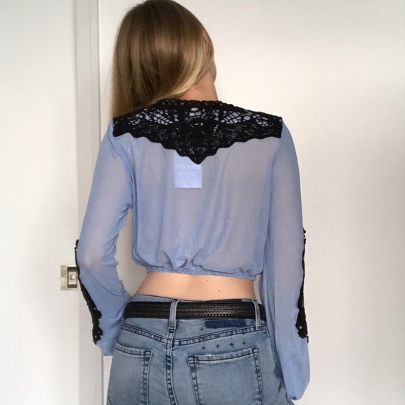 RESTOCKED • festival baby cropped blouse • - Picture 3 of 4