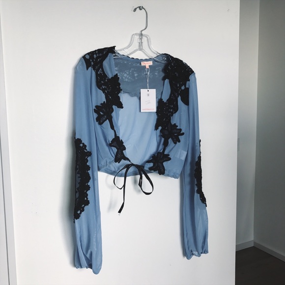 RESTOCKED • festival baby cropped blouse • - Picture 4 of 4