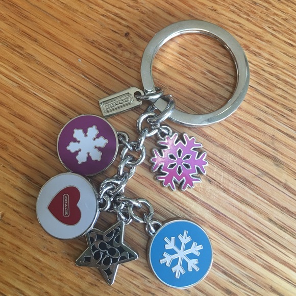 Adorable Coach Snowflake Keychain! ❄