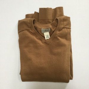 L.L.Bean Cashmere V Neck Sweater