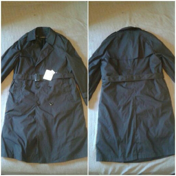 Authentic Military-Issue All-Weather Trench Coat