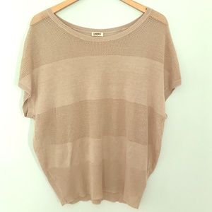 L'AGENCE light weight knotted top.