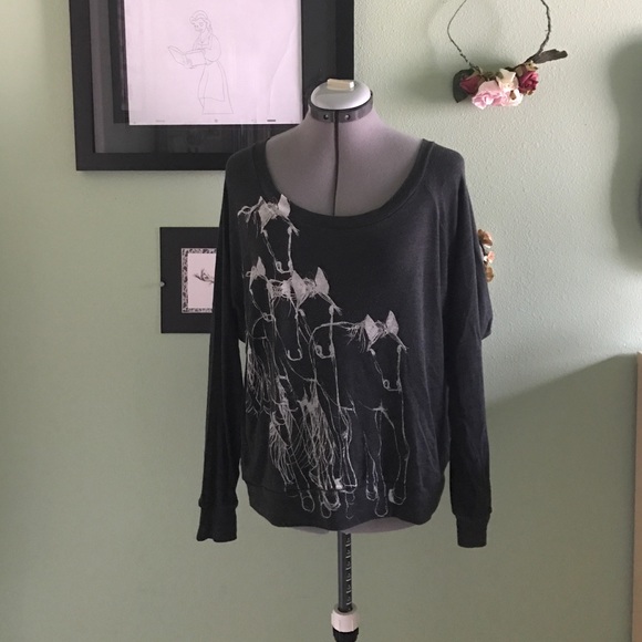 *last day* ModCloth Horses Sweater