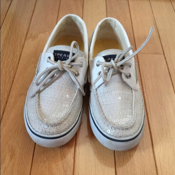 Pair of sperry boat shoes