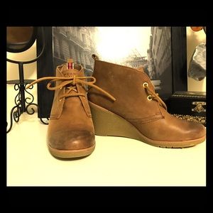 Sperry Topsiders Harlow Burnished Wedge Pump 8.5