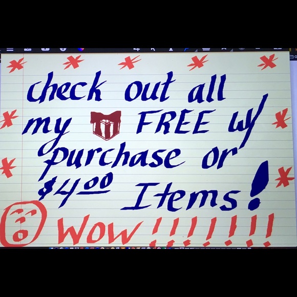 FREE w/Purchase OR $4 by Itself Items!!! WOW!!! - Picture 4 of 4