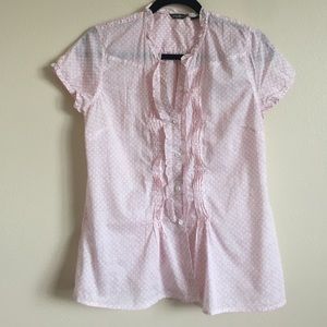 Eddie Bauer Ruffle Shirt
