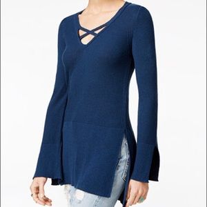Free People Criss Cross Sweater