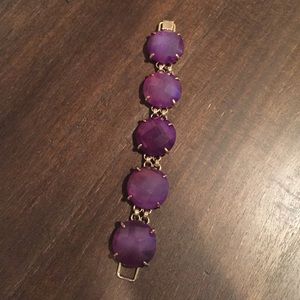 Kendra Scott Cassie Bracelet in Purple Agate