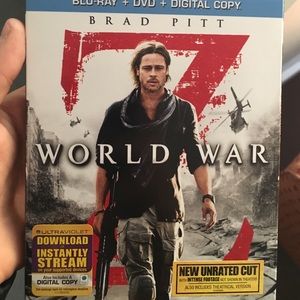 World War Z Blu-Ray + DVD + Digital copy