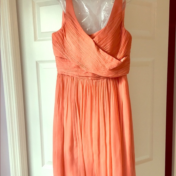 J. Crew Bridesmaid Dress, Coral, Size 12