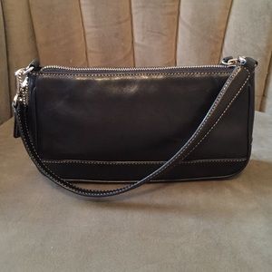 COACH small black purse, excellent condition!