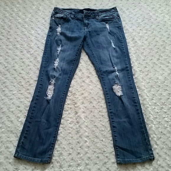 🌞Refuge frayed Blue Jeans Size 9S - Picture 3 of 3