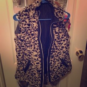 Leopard vest
