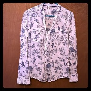 Lauren Conrad Owl Button-Down